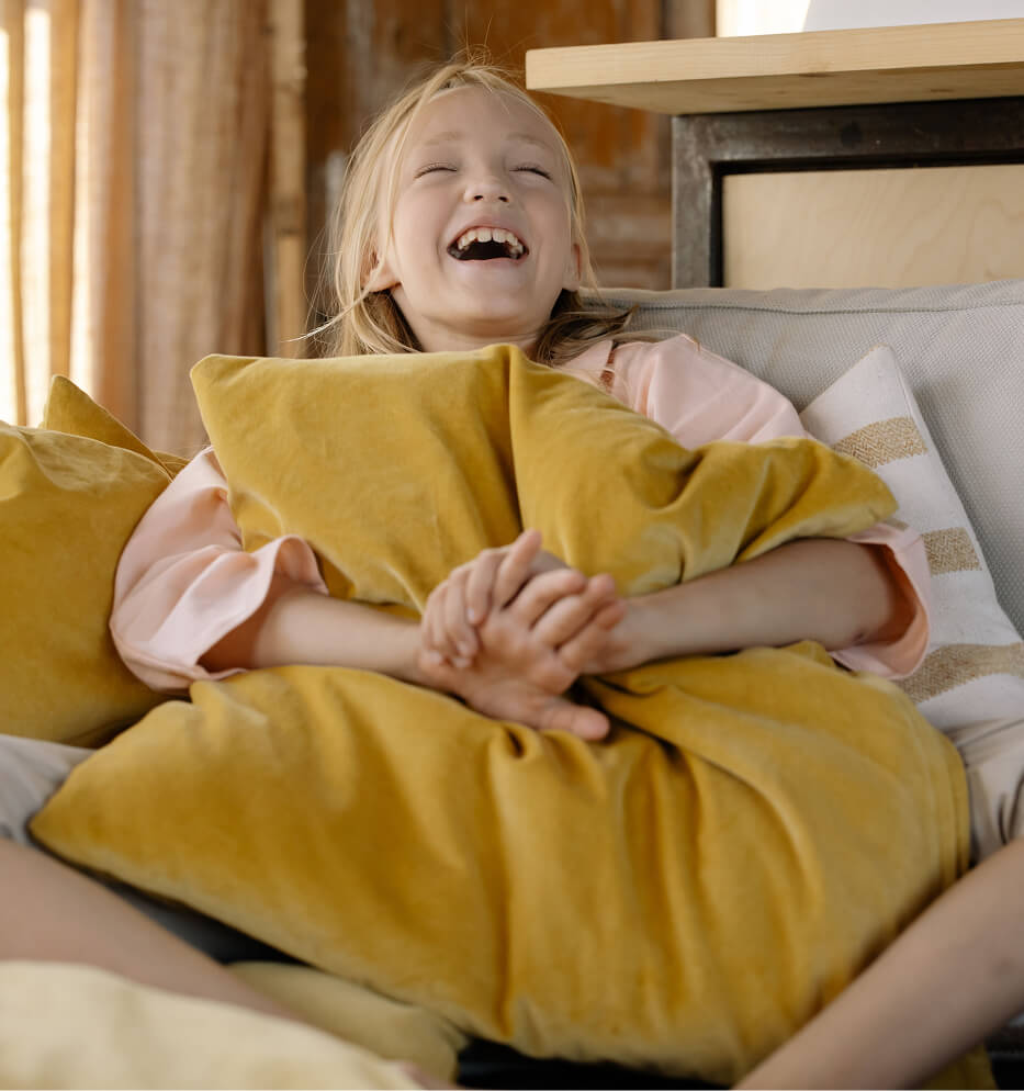 child laughing