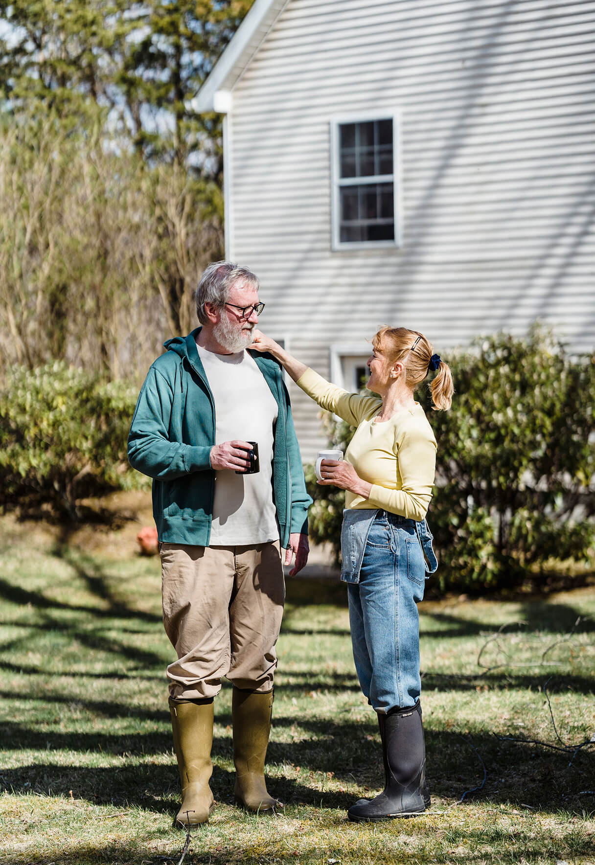 family outside